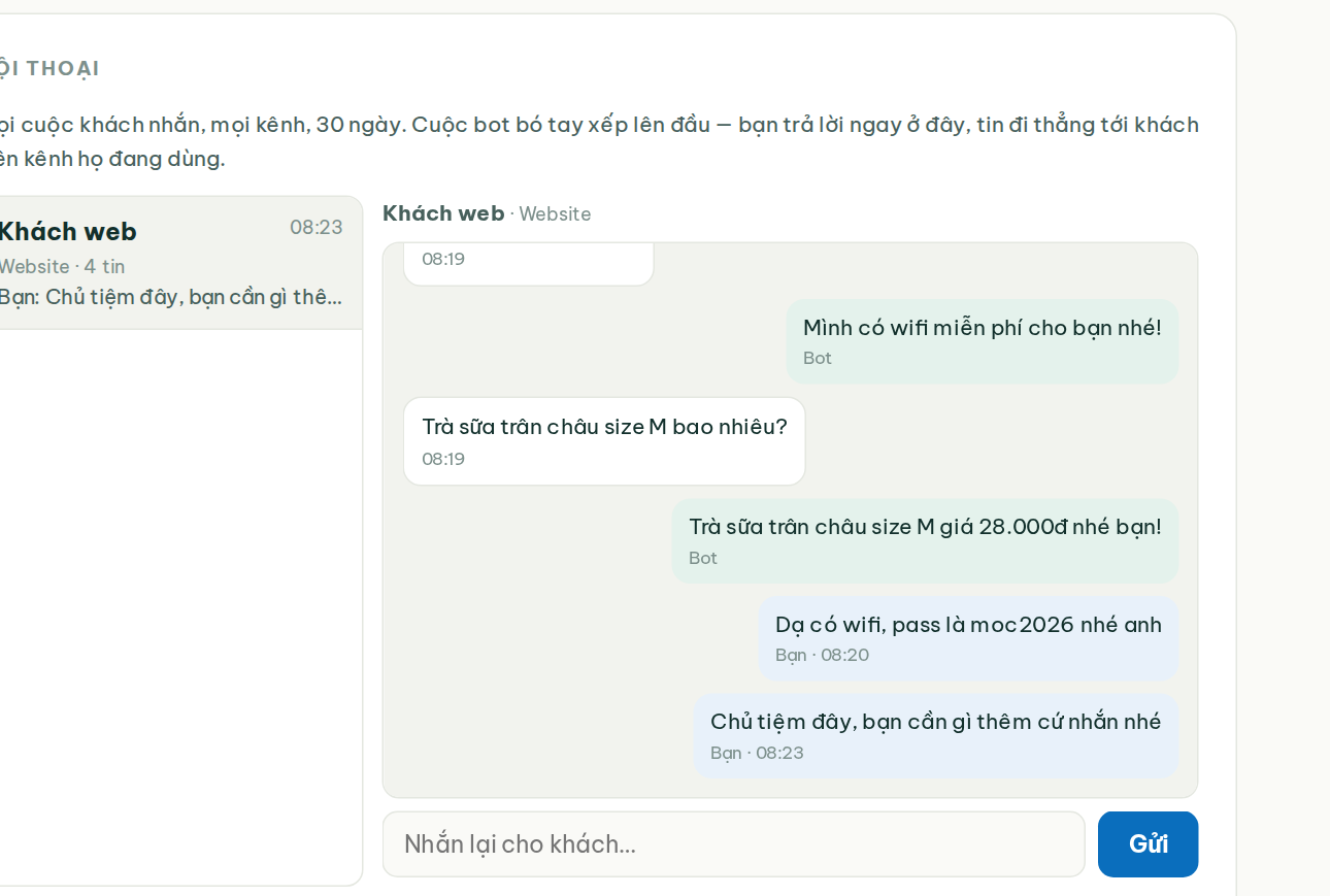 Inbox hội thoại